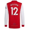 Maglia da Calcio a Maniche Lunghe Arsenal Willian 12 Casa 2021-22 per Uomo